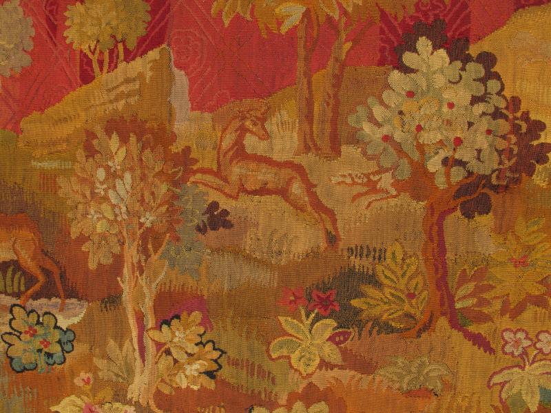 Antique Tapestry Rug L110506 Tapestry 4'11" x 8'0" Wool